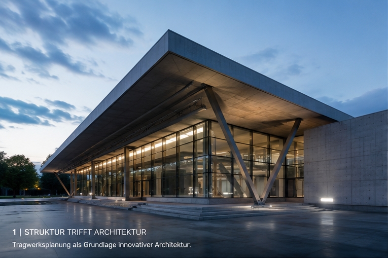 Struktur trifft Architektur – Tragwerksplanung als Grundlage innovativer Architektur